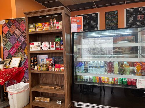 The display cases at K2 at K2 Cafe in Poolesville