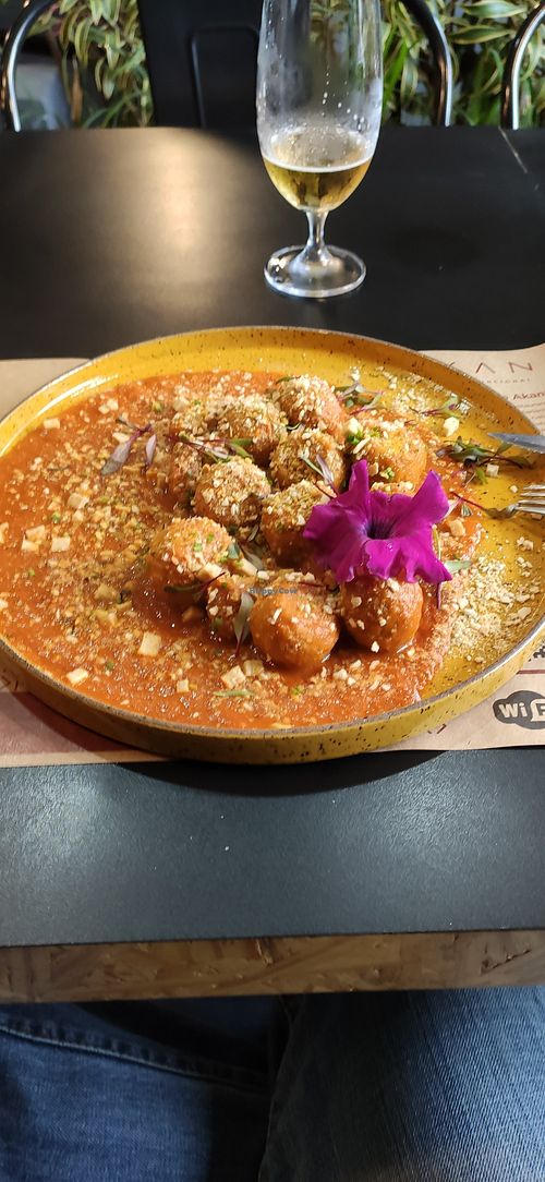 Pumpkin gnocchi at Akan in Sao Paulo