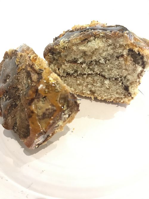 French toast cake slice at Cumbuca in Brasilia