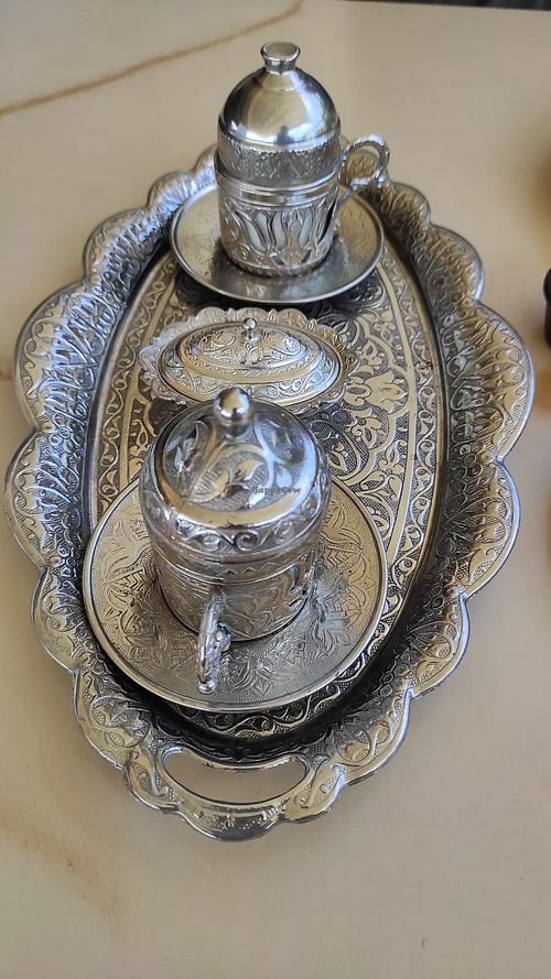 Turkish coffee at Petek Pastahanesi in Famagusta