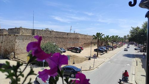 View from the terrace at Petek Pastahanesi in Famagusta