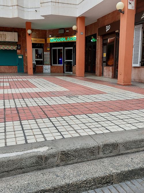 View from the outdoor seating area at Momoland in Gran Canaria