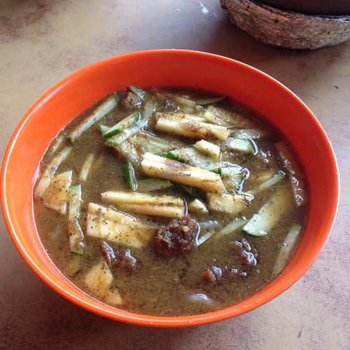 Assam laksa at Sweet Veggie in Kuala Lumpur