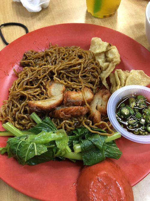 Wanton mee at Sweet Veggie in Kuala Lumpur