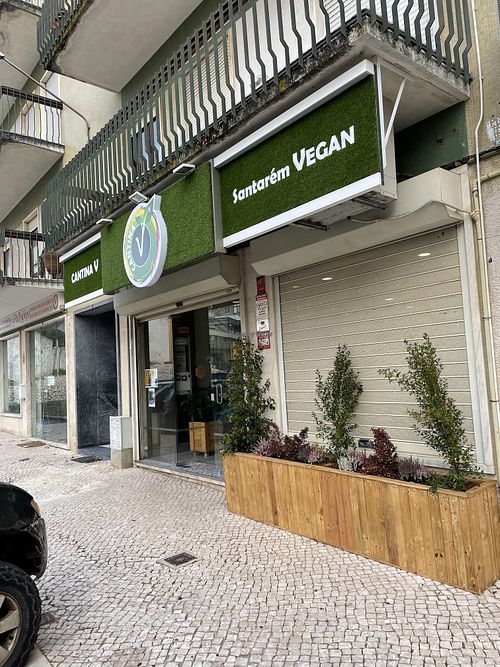 outside at Cantina V in Santarem