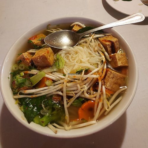 Vegan pho at SF Kitchen in Reno