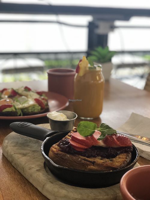 Breakfast  at Ojo de Agua in Mexico City