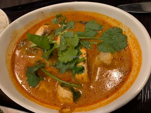 Tom yum hed (mushrooms ) at Kin Kao in Aberdeen