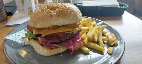 Vegan burger at Restauracja Dwa Noże in Ustron