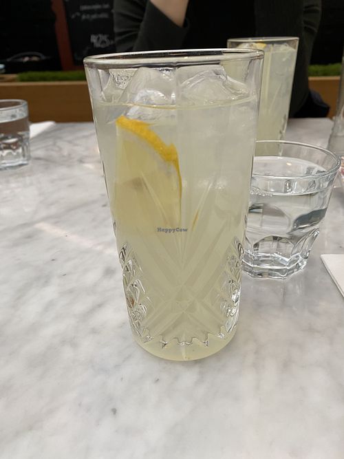 Homemade lemonade  #Veganuary at Rossopomodoro in Copenhagen