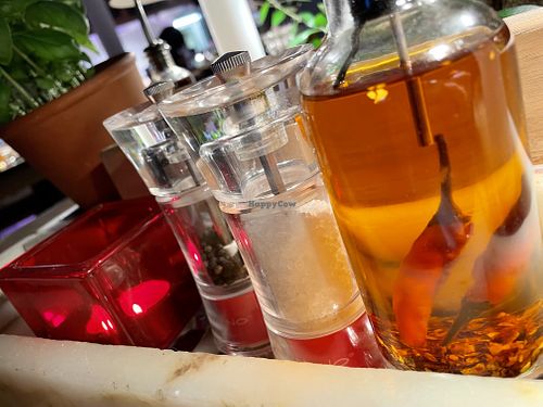 table at Vapiano in Hannover