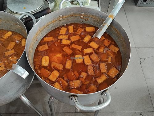 Curry gravy to go along banh mi bread at An Lac Tam - P2 in Da Lat