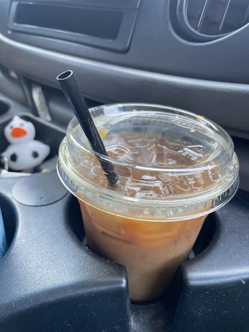 Iced americanoo  at Jackson's Corner Coffee Roastery and Cafe in New Market