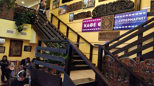 restaurant interior at Jagannath na Kurskoj in Moscow