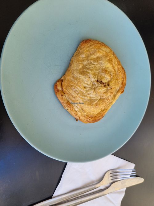 Chicken, cheese, leak, and corn pie at Sanga in Sydney