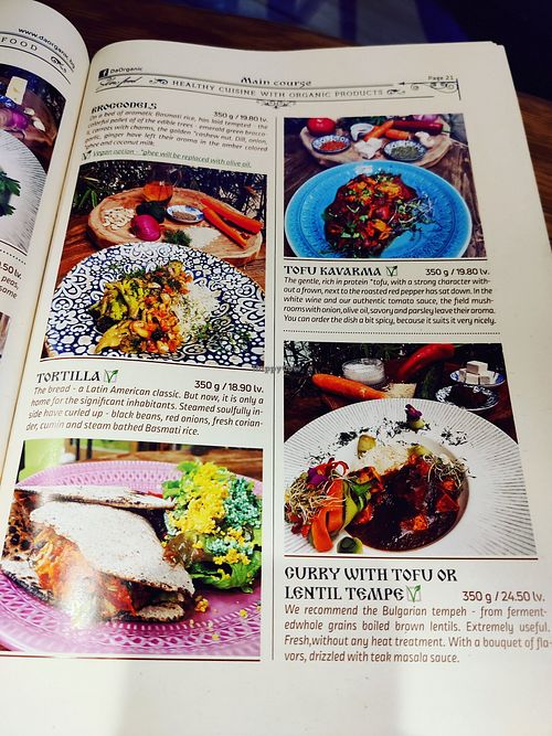  at DaOrganic restaurant in Sofia