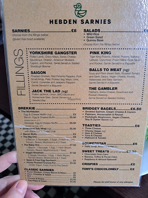I got the 'balls to meat' at Hebden Sarnies in Hebden Bridge