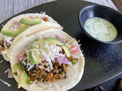 Vegan kebab at VB in Playa Del Carmen