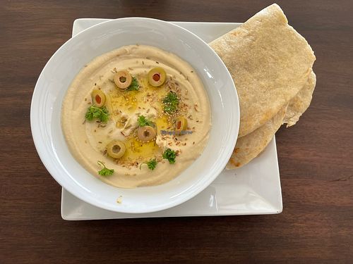 Hummus at Blue Portch Surf View in Ahangama