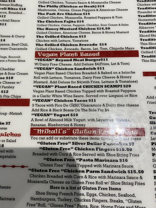   at Park Avenue Diner in South Plainfield