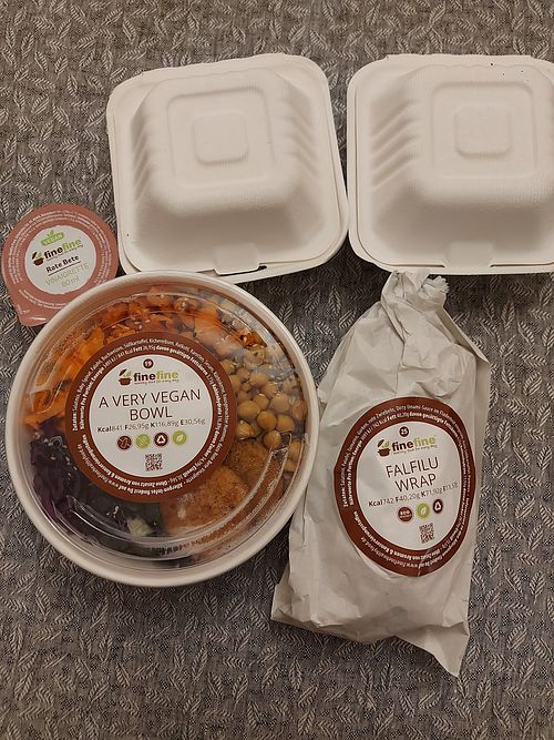 Our finefine order at FineFine in Hilden