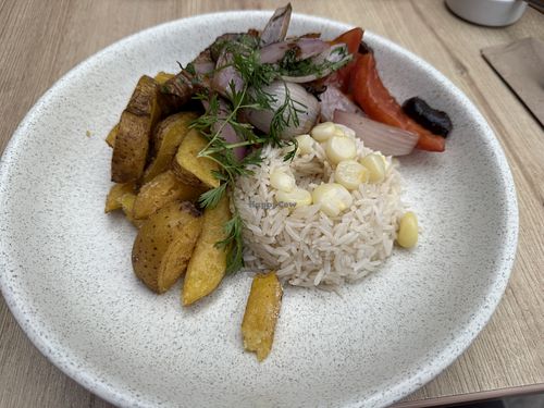 Lomo Saltado   at Gastronomía Vegana in Lima
