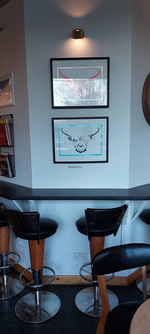 Bar at Ralia Cafe and Tourist Information in Newtonmore