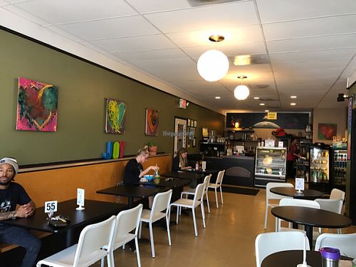 inside at PuraVegan in St Louis