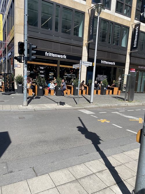 Outside   at Frittenwerk - Friedrichstraße in Berlin