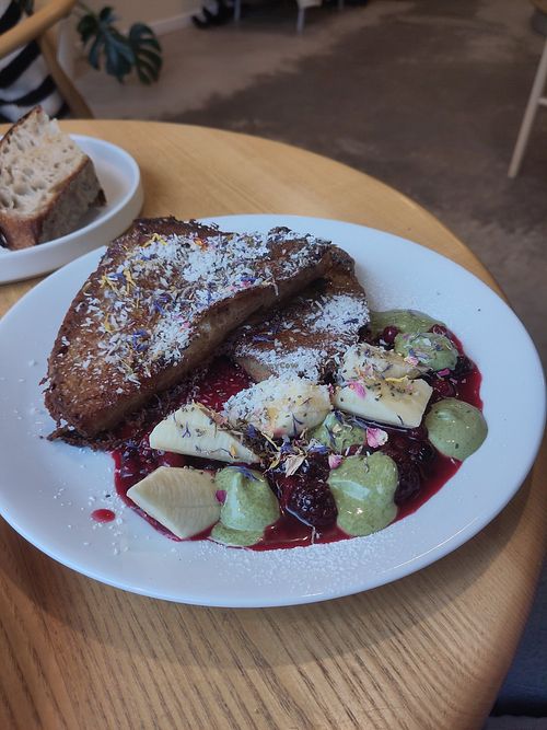 French toast at Good One Café in Hamburg