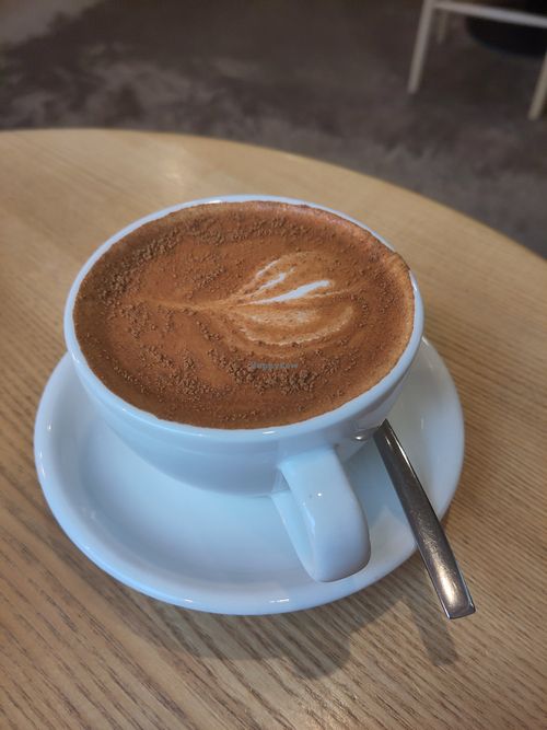 Pumpkin spice latte at Good One Café in Hamburg