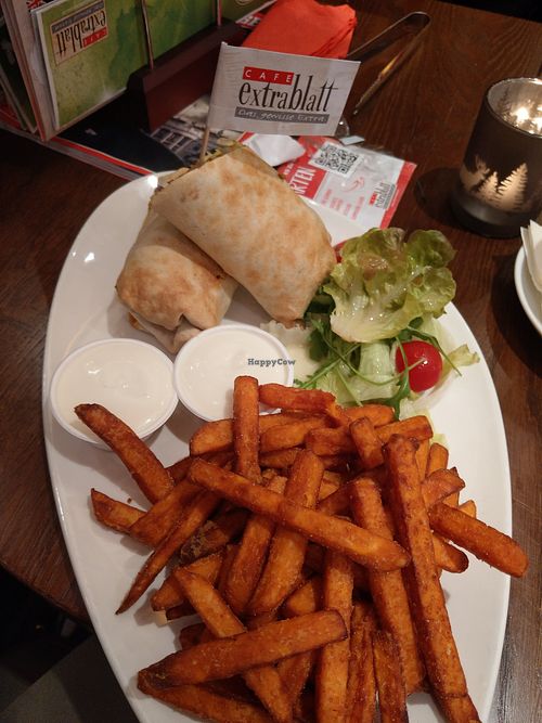 Green Mexican Wrap at Café Extrablatt in Dulmen