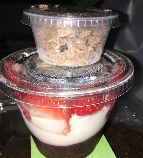 Raw "yogurt" at Puree Juice Bar in Bethesda