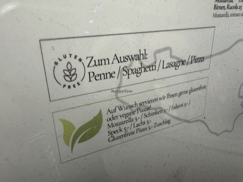 sign  at Pomodoro in Bern