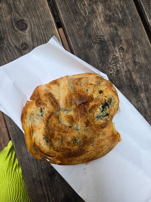 Spinach burek at Schwarzbrot OG in Vienna