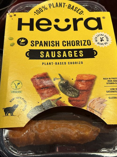Heura Sausages  at Real Foods - Tollcross in Edinburgh