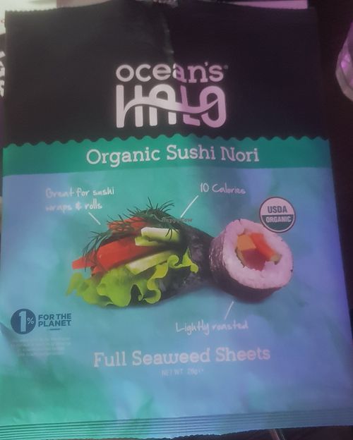 Seaweed sheets at Real Foods - Tollcross in Edinburgh