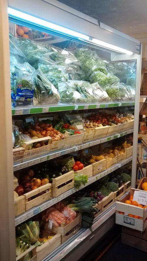 Veg. Organic and all
 at Real Foods - Tollcross in Edinburgh