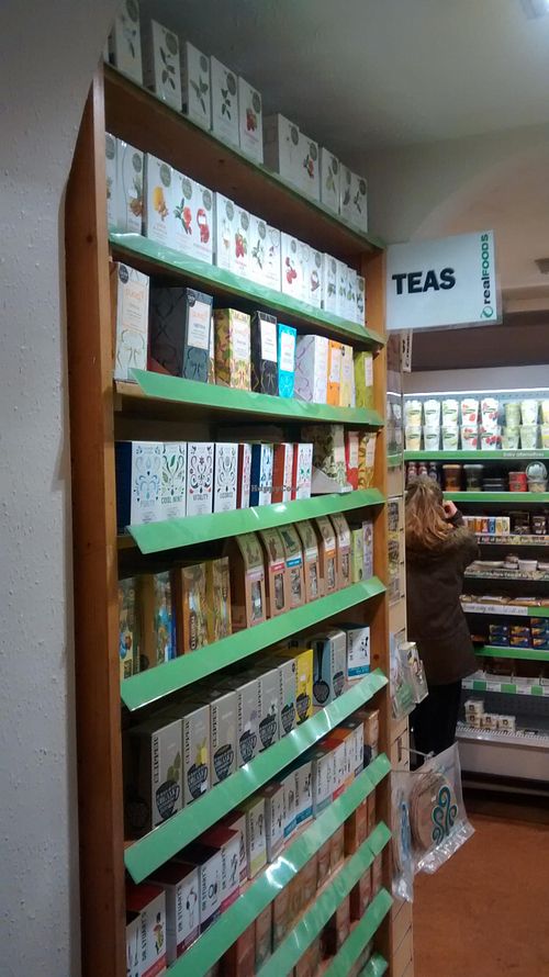 Tea anyone. at Real Foods - Tollcross in Edinburgh