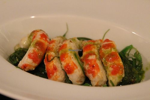 Vegan shrimps  at Copenhagen in Valencia