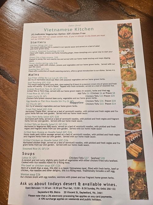  at Hepburn Harvest Vietnamese Kitchen in Daylesford