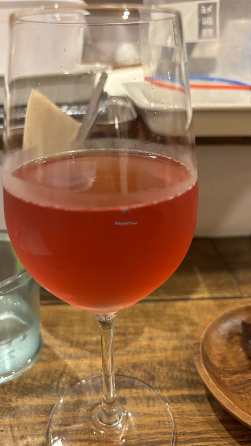 Hibiscus kombuchaa  at Vegginy in Kyoto