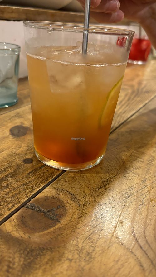 Strawberry and lemon soda   at Vegginy in Kyoto