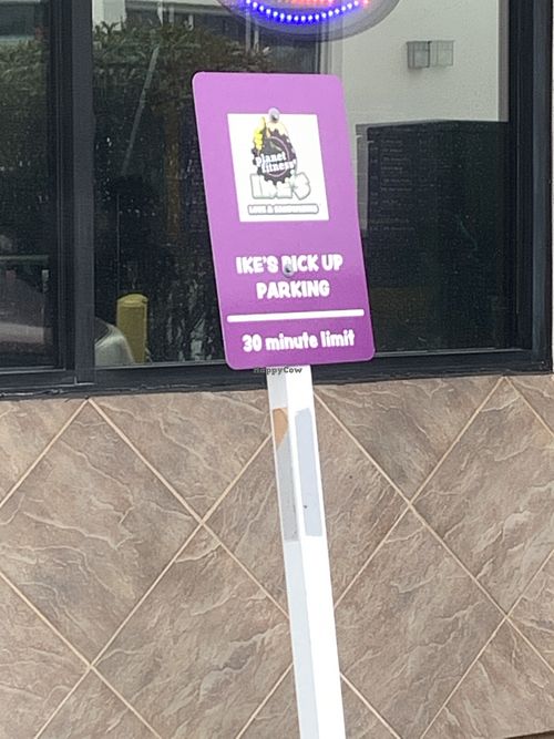 Designated parking space   at Ike's in Carson