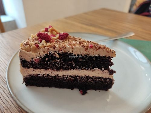 Chocolate peanut cake at Dosa Dosa in Prague