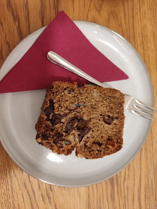 Banana bread at Dosa Dosa in Prague