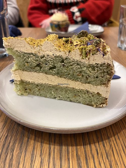 Pistachio cake   at Dosa Dosa in Prague
