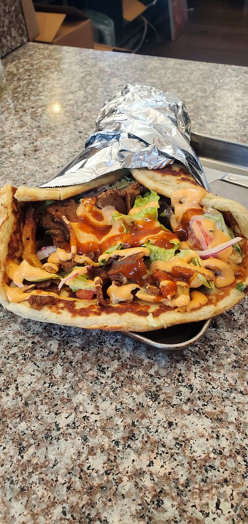 Gyro yum!! at Eris Food Co in Oceanside