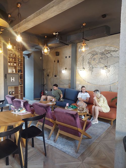 Inside at Kafeterija Niš in Nis