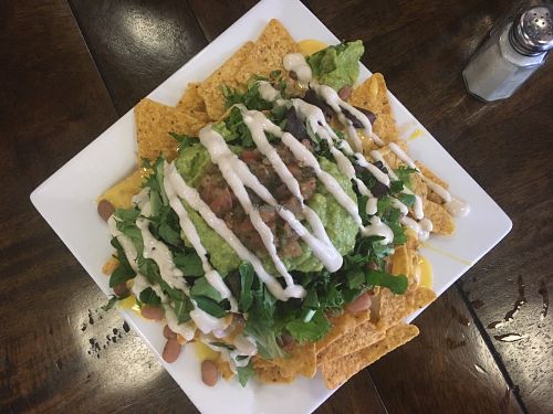 nachos at Good Life Cafe in Columbia
